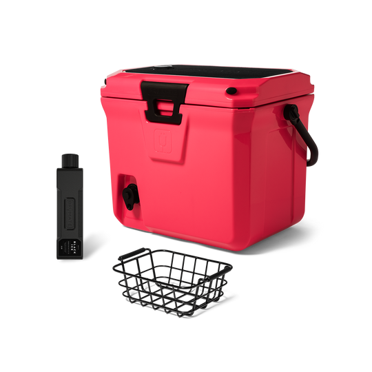 BrüTank 20-Quart Grab + Go Cooler Bundle | Neon Pink